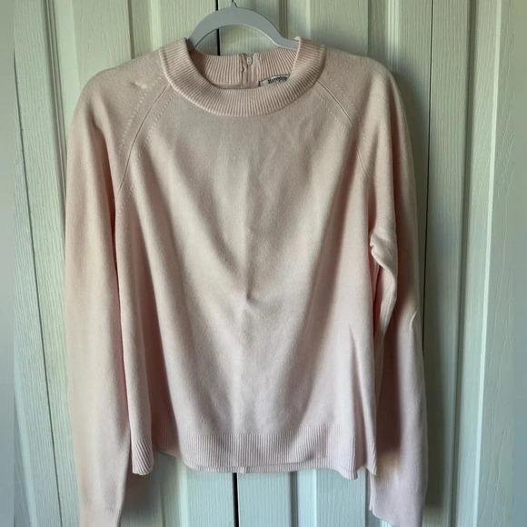 Hampshire Studio Pastel Pink Sweater Size Large - Picture 1 of 5